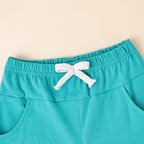 Baby Boy Clothes Toddler Boy Summer Outfits Short Sleeve Patchwork Top T-shirt & Pocket Pant Set 2 Piece 12 Months-4T