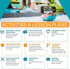 BirdBrain Finch Robot 2.0 with Microbit - STEM Coding Robot Toy for Kids & Adults - Learn Python & 8 Coding Languages - Programmable Robotics Kit - Remote Control & App Controlled | Ages 5-16