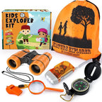 ESSENSON Kids Explorer Kit - Adventure Kit for Kids, Outdoor Explorer Kit with Binoculars, Summer Outdoor Toys for Kids Ages 4-8