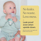 Tommee Tippee Advanced Anti-Colic 5 oz BPA Free Baby Bottles, Newborn 0+ Months, Slow Flow Breast-Like Nipple, Unique Design Keeps Air Away from Milk and Baby, Clear, Pack of 2