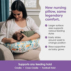 Boppy Nursing Pillow - Ergonomic Bottle & Breastfeeding Pillow with High, Firm, Large Area, Water-Repellent Cushion with Washable Cover; Baby Safety Alliance Verified - Colorful Forest Animals