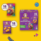 Annie’s Organic, Snack Variety Pack, Cheddar Bunnies and Bunny Grahams, 1 oz, 36 ct