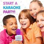 Move2Play, Kids Karaoke Microphone | Includes Bluetooth & Pre-Loaded Songs | Birthday Girls Present for All Ages, 2, 3, 4, 5+ Year Old Girls, Boys & Toddlers (Purple)