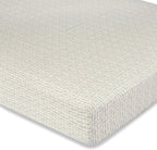 Crane Baby Crib Sheet, Neutral Hashtag Crib Sheets & Toddler Sheets, 100% Cotton Crib Sheets for Standard Crib Mattress(28"x 52"), Breathable Crib Sheets, Fitted Crib Sheets for Boys and Girls