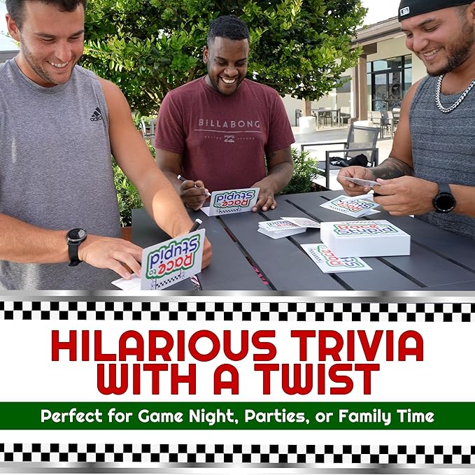 Trivia Card Game – Family Games for Adults & Teens, Hilarious Party Games for Family Game Night Fun, Educational & Challenging Trivia Cards & Adult Gifts for Birthdays & Celebrations