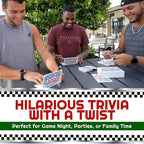 Trivia Card Game – Family Games for Adults & Teens, Hilarious Party Games for Family Game Night Fun, Educational & Challenging Trivia Cards & Adult Gifts for Birthdays & Celebrations