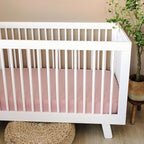 Crib Sheets Neutral - Fitted Baby Crib Sheets Bed for Girl Boy - 2 Pack Standard & Toddler Mattress (Juliette) - Buttery Soft Organic Cotton Blend