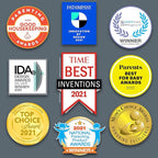 Chicco Duo 9oz. Hybrid Baby Bottle with Invinci-Glass Inside and Plastic Outside | Dishwasher, Bottle Warmer, and Electric Sterilizer Safe | Intui-Latch Nipple | Clear/Grey, 2pk