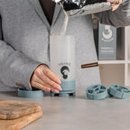 Formula Dispenser - Replaces Hand Scooping - Add Desired Amount with a Few clicks - Baby Formula Container to go - 10ounces Baby Milk Powder Storage - for Home & Travel