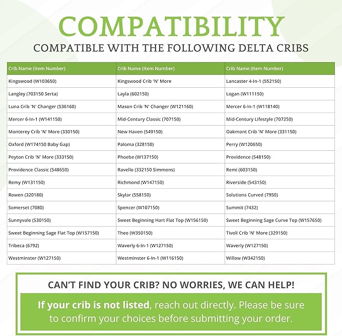 Full-Size Conversion Kit Bed Rails Compatible with Delta Children Convertible Cribs - Solid Wood Rail #0050 - Toddler & Adult Bed Rail for Full-Size Beds - Baby Furniture (Espresso Truffle - 208)