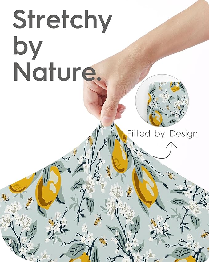 Graco Pack and Play Sheets Fitted, TotBasic Ultra Soft Mini Crib Sheets Boy, Neutral Pack N Play Mattress Sheets Hypoallergenic and Soothing, Premium Jersey Playrad Sheets, 2 Pack