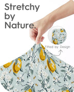 Graco Pack and Play Sheets Fitted, TotBasic Ultra Soft Mini Crib Sheets Boy, Neutral Pack N Play Mattress Sheets Hypoallergenic and Soothing, Premium Jersey Playrad Sheets, 2 Pack