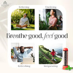 Peppermint Inhaler Nasal Stick - Aromatherapy Nasal Inhaler, Portable Nose Inhaler Stick, Non Drowsy Motion Sickness Stick with Peppermint Essential Oil, Aromatherapy Inhaler Stick, Aroma Inhaler