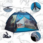Dinosaur Kids Play Tent-61”x61”x45”Realistic Dinosaur Kids Tent Indoor & Outdoor, Pop Up Play House for Kid, Boys & Girls Age 3-12
