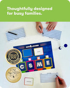SimplyFun Get 4 and Score - A Communication Game for Kids That Tests Your Memory and Vocabulary Skills! - Educational Learning Game - 2 to 8 Players - for Kids Ages 8 & Up