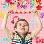 Chivao Bulk Stretchy String Fidget Toys Animal Sensory Toys Pack Worm Sensory Stress Fidget Toys for Adults Stress Anxiety Relieve Relaxing Party Favors(150 Pack, Worm Style)