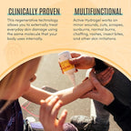 Active Skin Repair First Aid Healing Skin Hydrogel - Natural & Non-Toxic Repairing Ointment with Hypochlorus Acid for Minor Cuts, Wounds, Scrapes, Rashes, Sunburns, & More, 3 oz