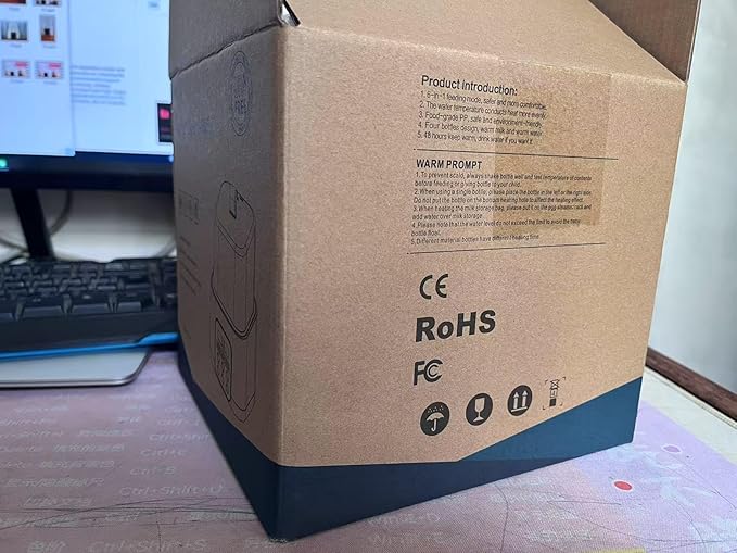 Double Baby Bottle Warmer for Twins: 6-in-1 Fast Breastmilk & Baby Food Heater, 48H Constant Temperature, Water Bath Heating, Universal Fit All Bottles & Jars, Super Large Capacity