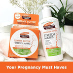 Palmer's Cocoa Butter Formula Massage Lotion For Stretch Marks, Pregnancy Skin Care, Belly Cream with Collagen, Elastin, Argan OIl and Shea Butter, 8.5 Ounces