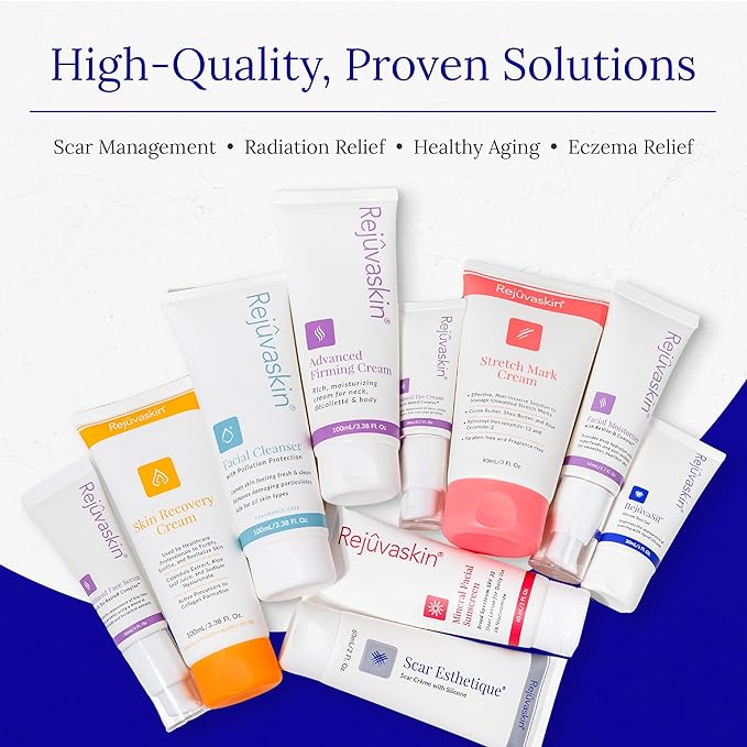 Rejuvaskin RejuvaSil Silicone Scar Gel, Scar Treatment for Surgical Scars, Burns, Keloids, Acne Scars on Face & Body, 30ml