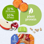 Gerber Toddler Food, Organic Sweet Potato Cherry Smash Puree Pouch, Toddler Pouches, No Added Sweetener, No Artificial Flavors, 12-Pack