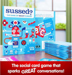 SUSSED The Wacky ‘What Would You Do’ Card Game - Social Fun for Teens, Boys, Girls for Kids Ages 10+ & Adults - Blue Pack