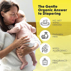 La Petite Creme Premium French Diapering Gift Set: Includes Organic Diapering Lotion (8 oz), Travel-size Liniment Baby Lotion (2 oz), 1 Travel-size Diaper Balm (1 oz), 50 Disposable Cotton Pads