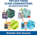 Elmer’s All-Star Slime Kit, Includes Liquid Glue, Slime Activator, and Premade Slime, 9 Count