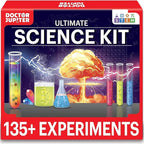 Doctor Jupiter Ultimate Science Kit, Chemistry Set for Kids Ages 8-10-12-14 | Birthday Gift Ideas for Boys & Girls 8,9,10+ Years Old| STEM Toy with 135+ Experiments| Learning & Educational Projects
