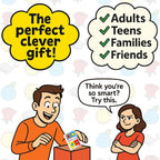 Mishy Match Award-Winning Card Game - The Hardest Easy Game Ever - Hilarious Brain-Melting Party Game - Card Games for Adults and Teens - Silly Gifts for Adults & Teens - Mensa Games