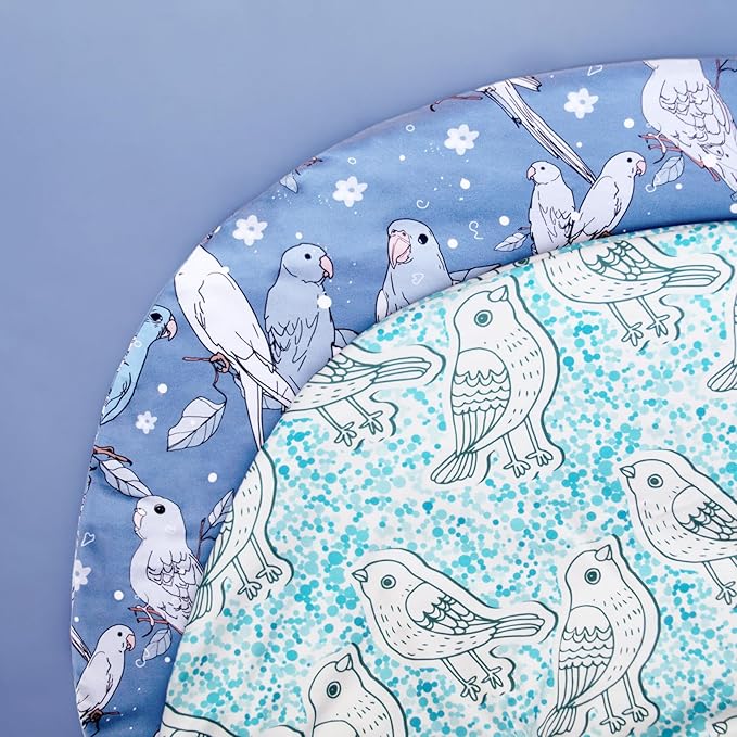 Nursing Pillow with 2 Piece Removable Ultra Soft&Stretchy Cover,Nursing Pillows for Breastfeeding,Tummy time and Baby Sitting Support,Bird Pattern