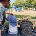 Breastmilk Cooler Bag with Ice Pack Fits 4 Baby Bottles Up to 9 Ounce Insulated Baby Bottle Bag Breast Milk Cooler on The Go with Strap Baby Bottle Cooler Bag for Nursing Mom Daycare or Travel