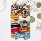 Baby Girl Headbands and Bows, Newborn Infant Toddler Nylon Elastics Hairbands Hair Accessories (Forest)