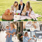 Breastmilk Cooler Bag with Ice Pack - Breast Milk Cooler Travel Bag Fits 6 Bottles Up to 11 Oz Insulated Baby Bottle Cooler Bag Breastmilk Storage Bag Cooler Perfect for Nursing Mom Daycare, Beige