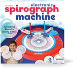 Spirograph Electric Machine - Arts and Crafts, Kids Toys, Art Supplies, Craft Supplies, Drawing Kit, Spiral Art, Classic Gear Design Kit, Case, Pens, Design Sheet Included, Ages 8+