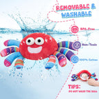 Golray Baby Crawling Toys 12-18 Months, Musical Dancing Tummy Time Red Crab with 50 Songs, Walking Moving Baby Sensory Toys, Toddlers Girls Boys Birthday Gifts for Infants 1-3 Years Old