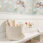 OrganiHaus Large Laundry Basket, Woven Cotton Rope Basket for Blankets, Toy Storage, Nursery Hamper, Living Room Decor Organizer, Soft & Durable Hamper with Handles, 20x13 inches - Off-White