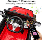 12V Kids Ride on Car Truck, Kids Electric Vehicles Car Ride on Toy for Toddlers 3-5 with Remote Control - Red