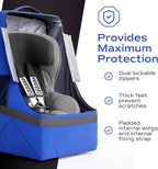 Koah Car Seat Backpack Padded Bag for Air Travel and Airport Gate Check-in with Padded Shoulder Straps