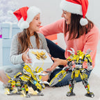 STEM 2 in 1 Triceratops Dinosaur Building Kits, Transforming Mech Robot Building Sets for Adults, Compatible with Dinosaur, Educational Gift Toy for Kids Boys 6-10 (507 PCS)