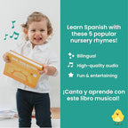 Binibi Spanish Musical Book for Toddlers Sol Solecito & Other Nursery Rhymes | Spanish Learning for Kids | Bilingual Children's Sound Book | Libro en español para bebés