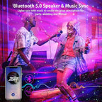 Aurora Projector - AIRIVO Star Projector for Kids Adults, Night Light Projector Bluetooth Speaker White Noise, Galaxy Projector Northern Lights for Bedroom Decor, Party, Ceiling