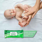 TenderProtect® Basic Adult Wipes, Large 8” x 10”, Super Soft Wash Cloths for Skin Cleansing, Everyday Wipes for Adults and Babies, Incontinence Care, Unscented & Hypoallergenic, 50 count(1 pk of 50)