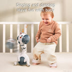TUMAMA Singing Talking Dancing Toy, Mimicking Twisting Electronic Soft Plush Zebra Toy with Recording & Repeating What You Say, Singing Interactive Toddler Toys for Boys Girls Gifts