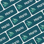 Personalized Name Labels for Kids (120) – Custom Waterproof & Durable Stickers for Clothing, Daycare, Office & School Supplies - Dinosaurs