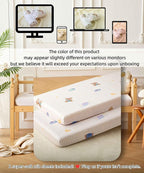 SDY Jersey Crib Sheets for Baby Girls,52"x28"X8", Pink Kawaii Bear Standard Oval/Retangle Crib Mattress Sheets for Toddler,Super Soft Breathable