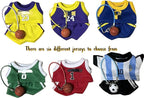 This Sports-Themed Basketball Football 3-Piece Set is Suitable for a 17cm Dolls and Also for Other of The Same Size. 【 Key Point 】 Only Clothes, no Dolls. (NO.30 - Deep Blue)