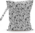 Wet Bag, Wet Dry Bag, Wet Bag for Swimsuit, Travel, Beach, Pool, Diapers, Dirty Yoga Gym Clothes, Makeup Bag, Waterproof Tropical Palm Leaves Decor Jungle Palm Leaf Favors