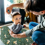 Nursing Pillow for Breastfeeding, Animal Patterns Removable Cotton Cover, Support for Mom and Baby, Plus Size Ergonomic Design Breastfeeding Pillows, Machine Washable, Green