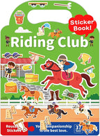 Benresive Reusable Sticker Book for Toddlers 2-4 Years, Fun Travel Stickers for Kids, Waterproof Sticker Books for Toddlers 1-3, Crafts Activities for Todddlers 1-3 2-4 3-5 - Riding